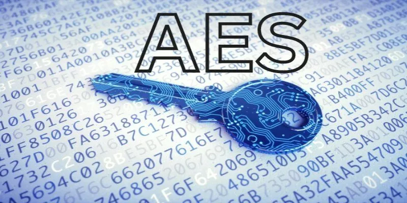 Giao diện mã hóa dữ liệu AES-256 ở trung tâm Tin thể thao